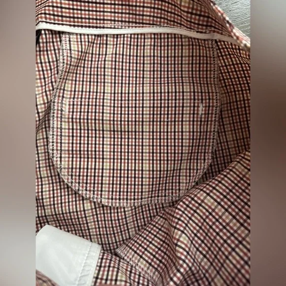 Lane Bryant Signature Fit 4-Season Ankle Pants Berry Plaid Stretch Plus Size 22 - Picture 12 of 14